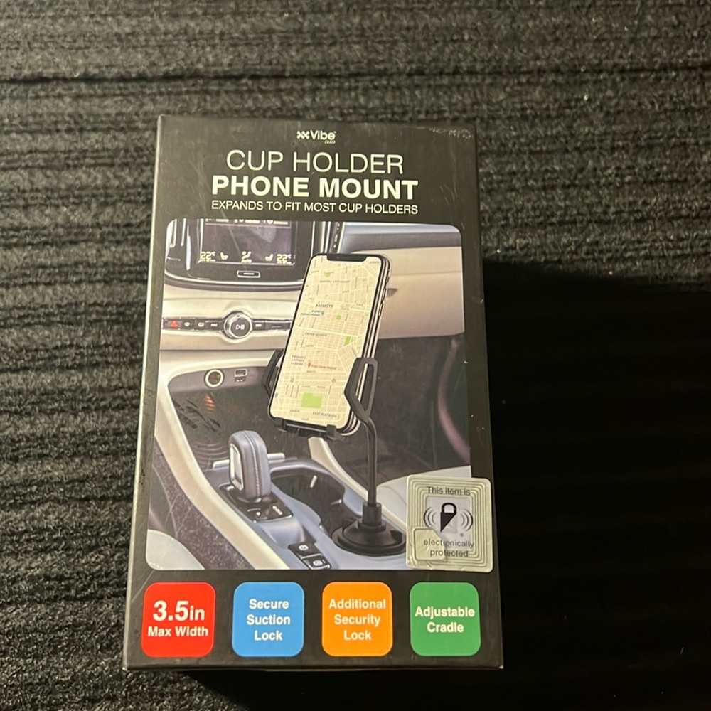 Vibe cup holder phone mount